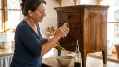 Jak ocet a olivový olej mohou rychle vrátit vašemu dřevěnému nábytku ztracený lesk.